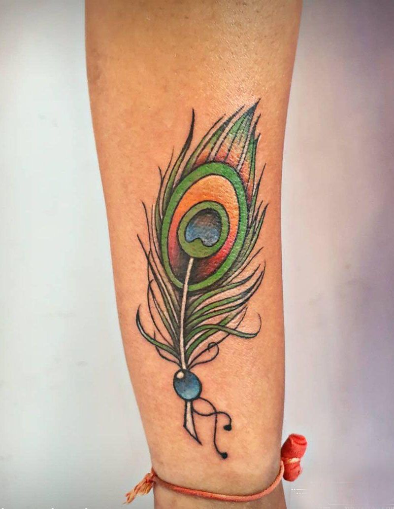 30 Pretty Peacock Feather Tattoos to Inspire You