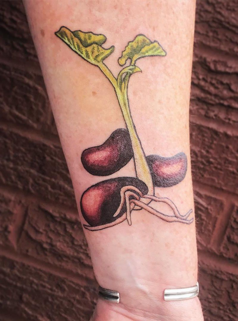 30 Pretty Seed Sprout Tattoos Bring You Good Luck