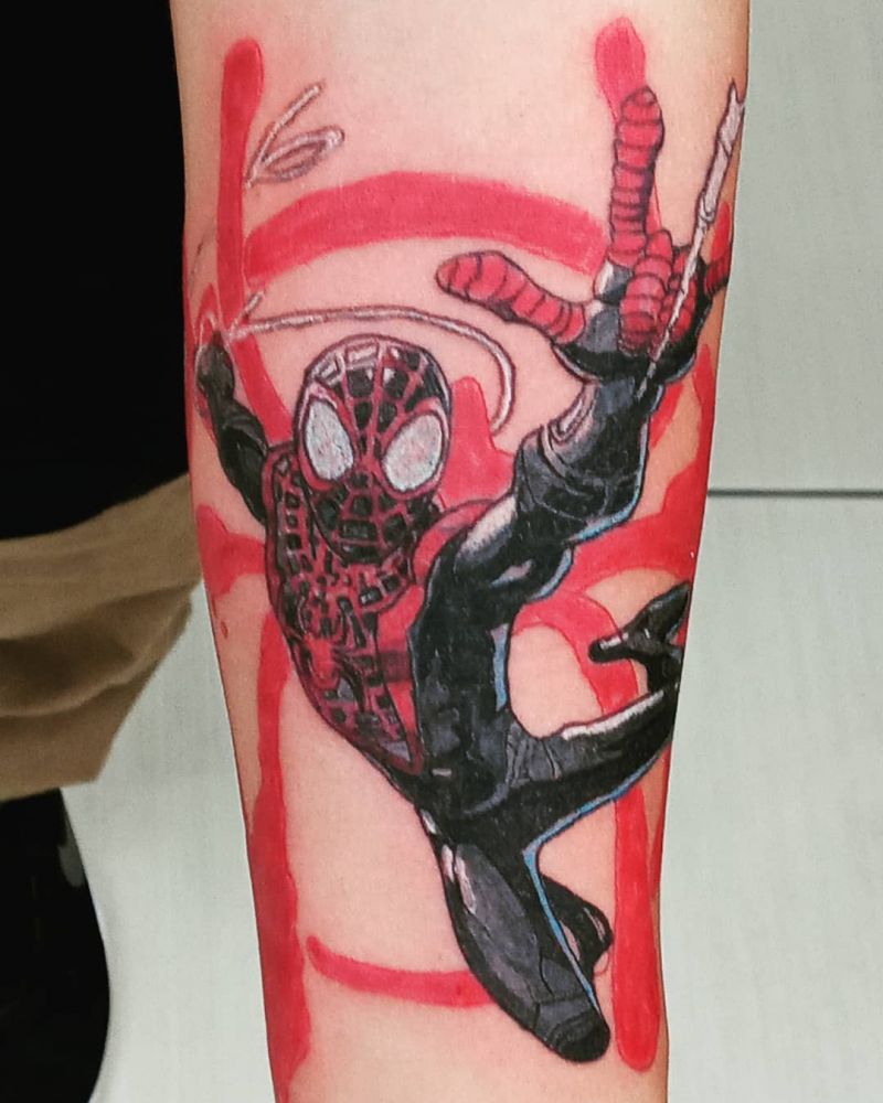 30 Pretty Spiderman Tattoos You Will Love