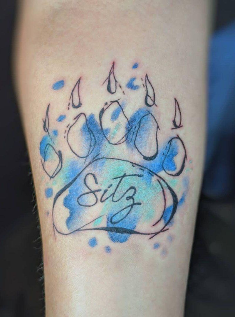 30 Pretty Bear Paw Tattoos You Must Try