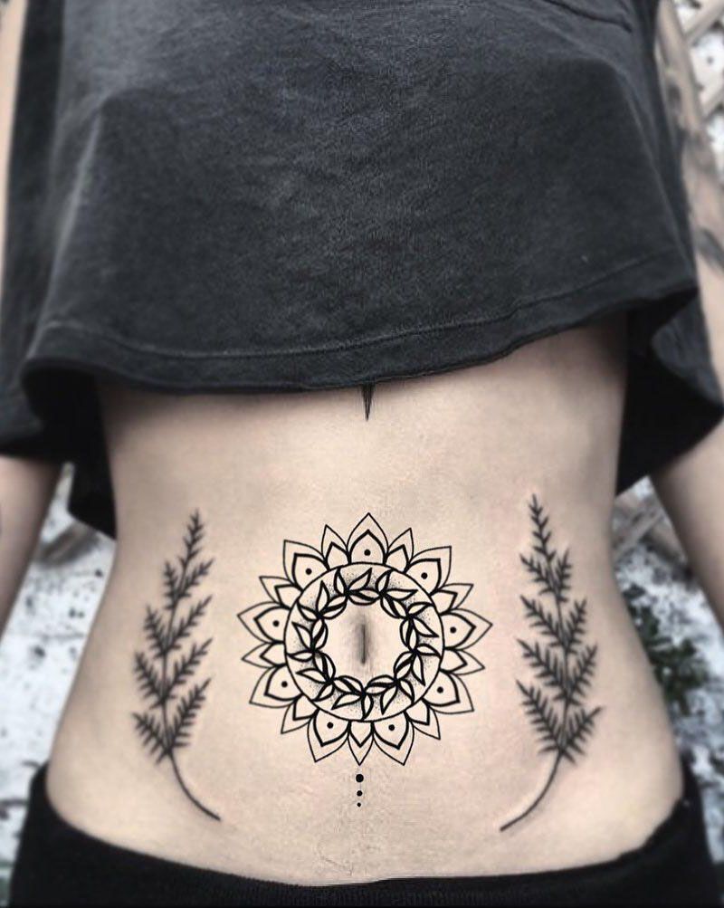 30 Pretty Belly Button Tattoos Make You Attractive