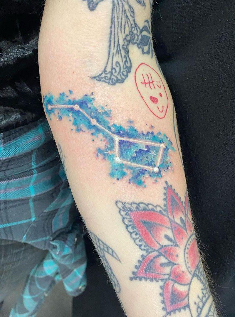 30 Pretty Big Dipper Tattoos Bring You Good Luck
