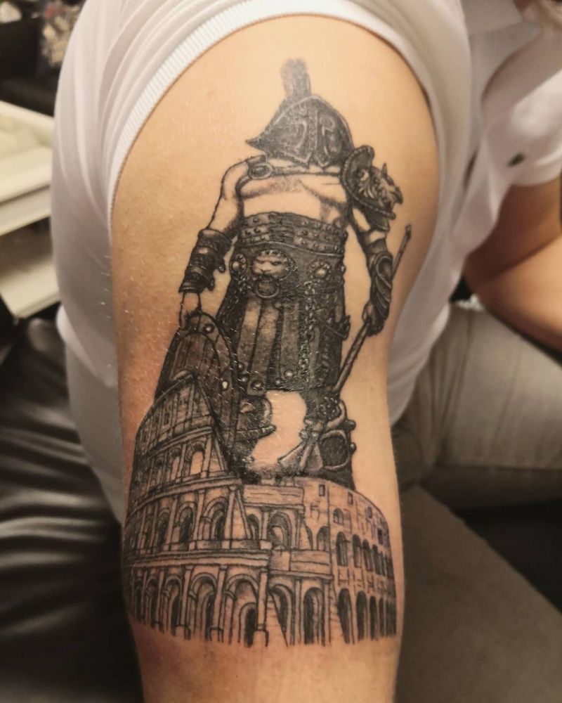 30 Pretty Colosseum Tattoos You Will Love