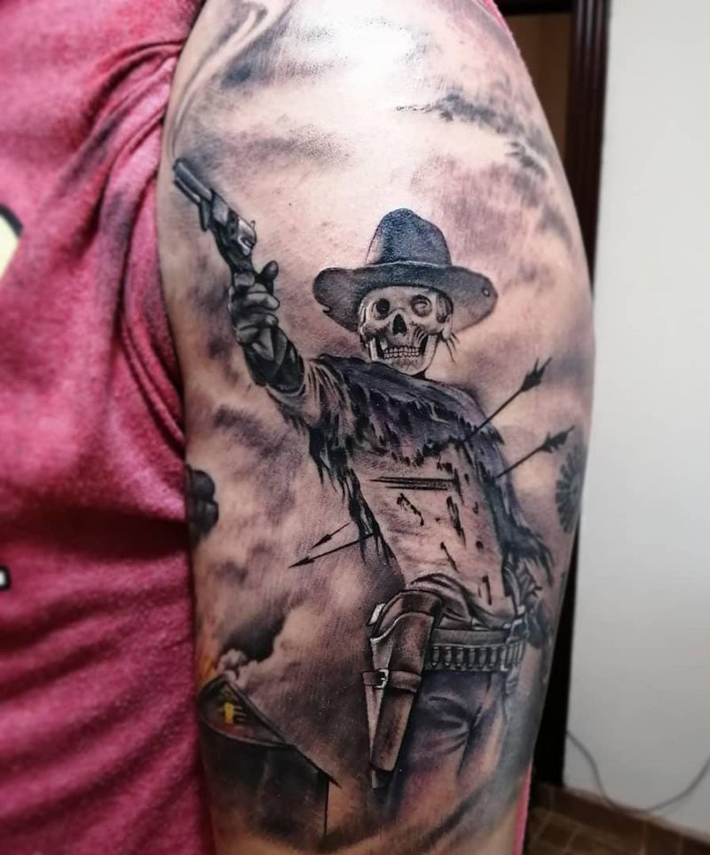 30 Pretty Cowboy Tattoos You Want to Try