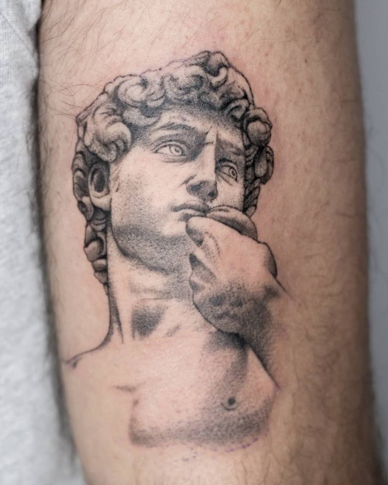 30 Pretty David Tattoos to Inspire You