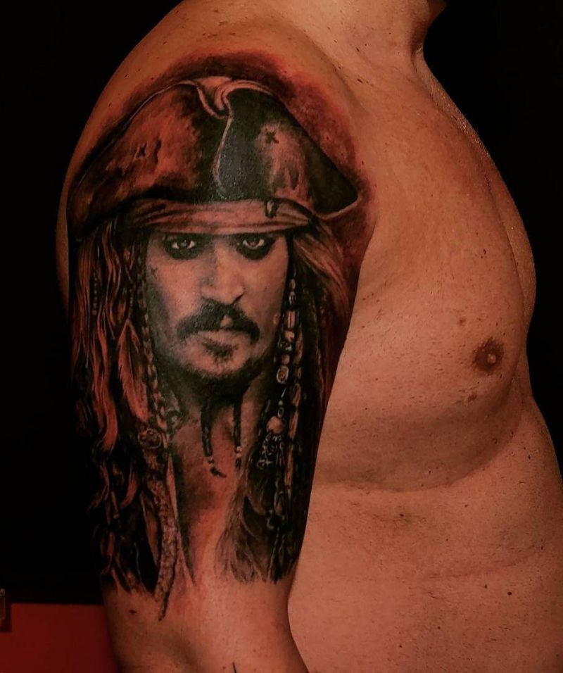 30 Pretty Jack Sparrow Tattoos You Will Love