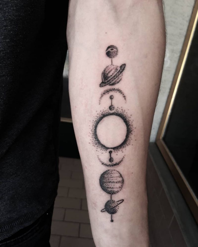 30 Pretty Milky Way Tattoos Make You Attractive