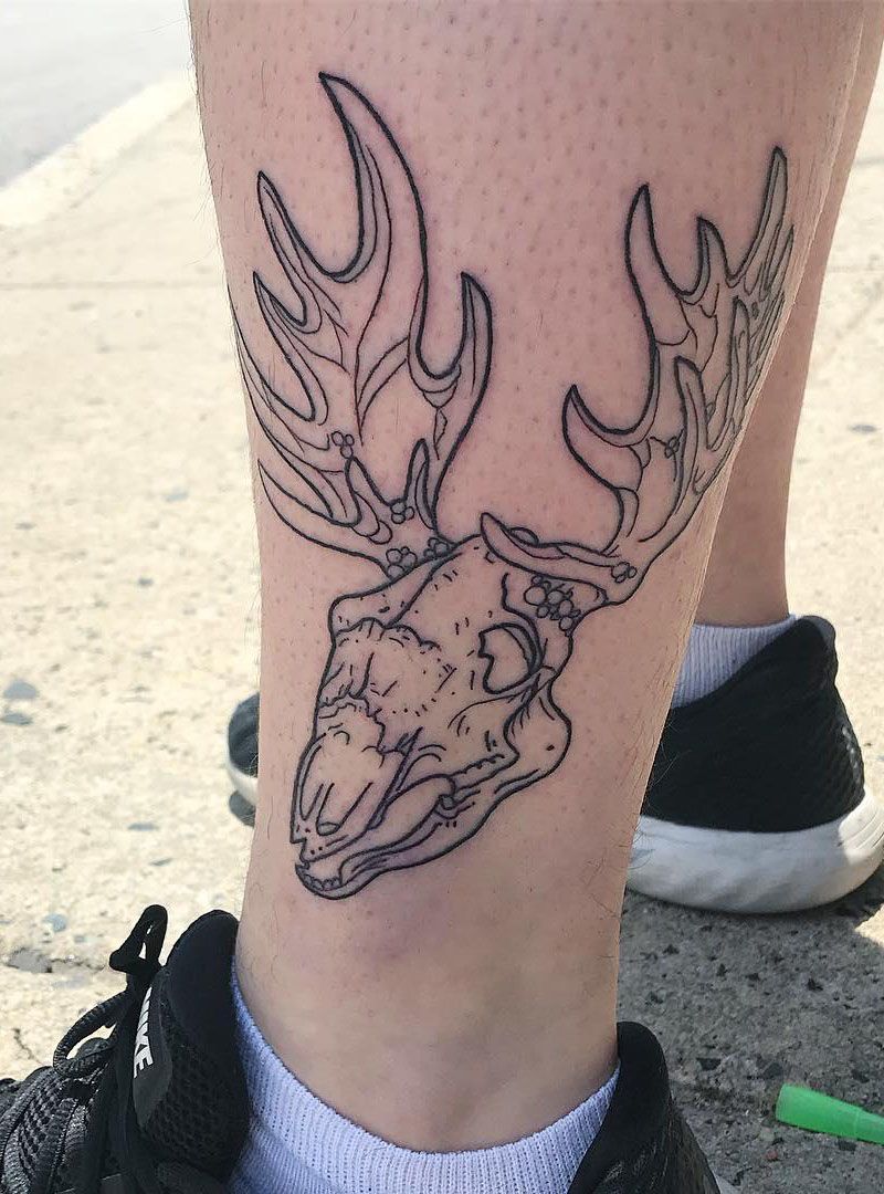 30 Pretty Moose Tattoos You Will Love