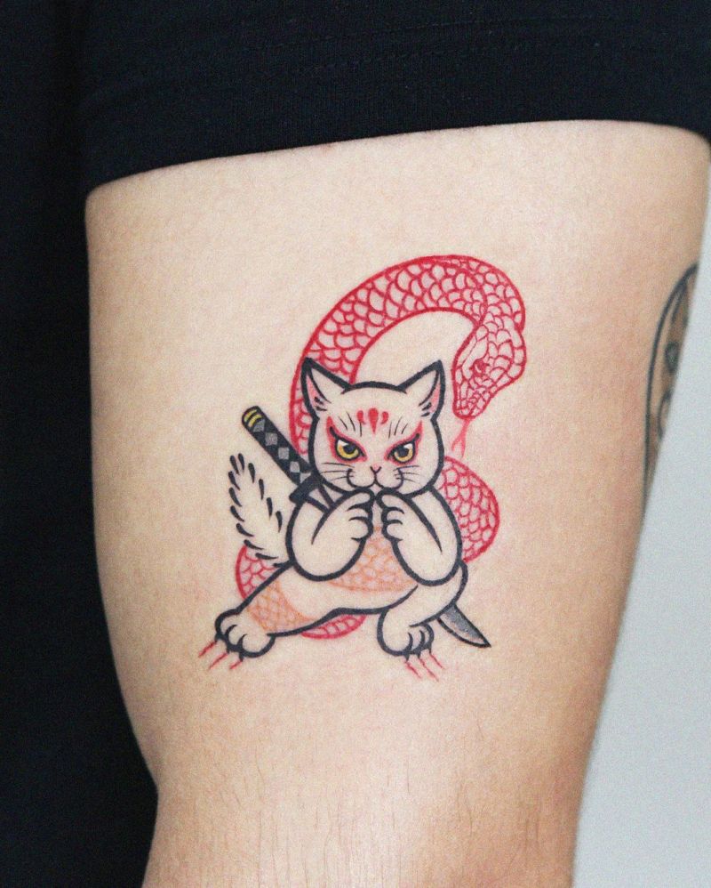 30 Pretty Ninja Tattoos Increase Your Sense of Mystery