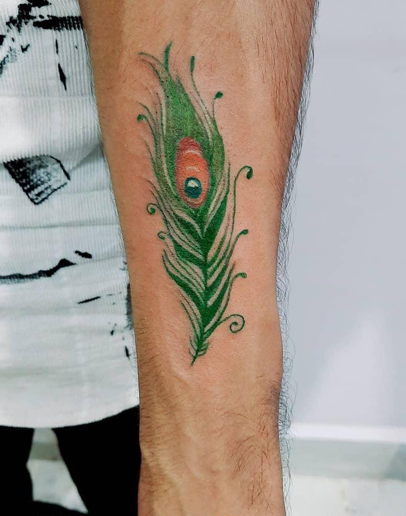 30 Pretty Peacock Feather Tattoos to Inspire You