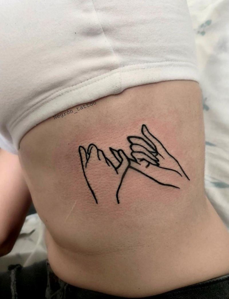 30 Pretty Pinky Promise Tattoos Remind You to Remember Commitment