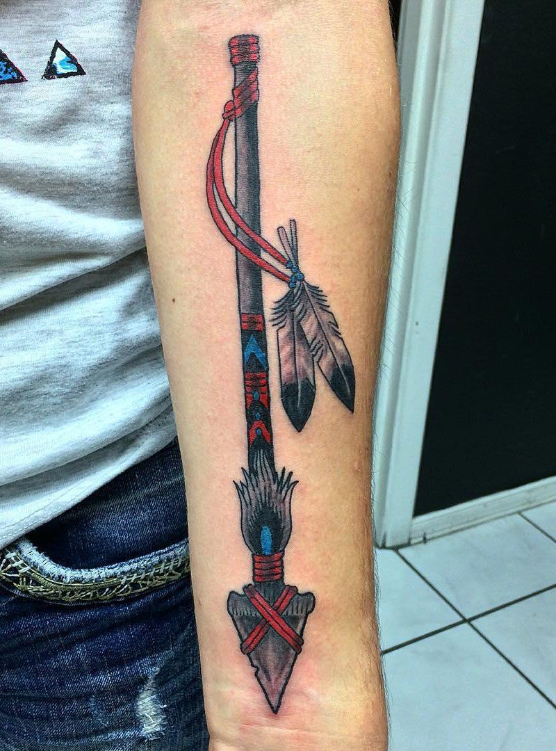 30 Pretty Spear Tattoos You Must Try