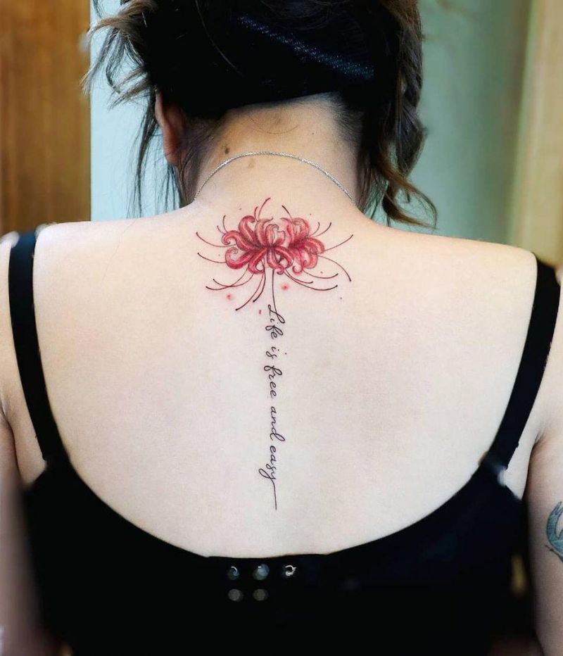 30 Pretty Spider lily Tattoos You Must Try