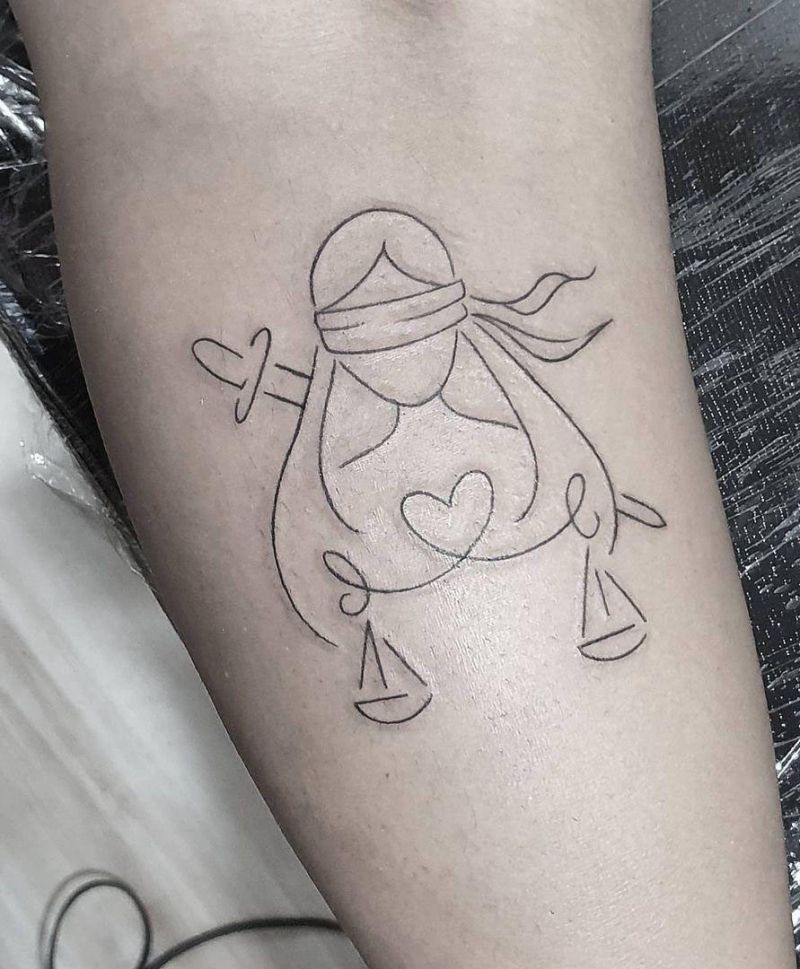 30 Pretty Themis Tattoos Show Your Love for The World