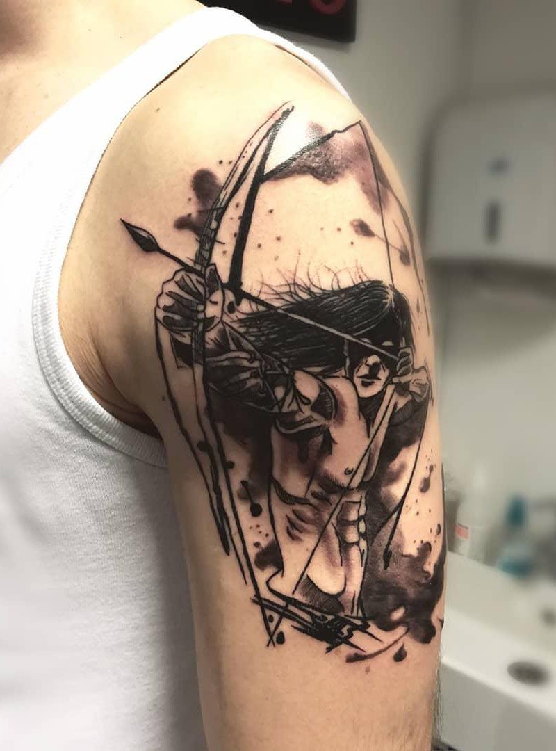 30 Pretty Archer Tattoos You Want to Try