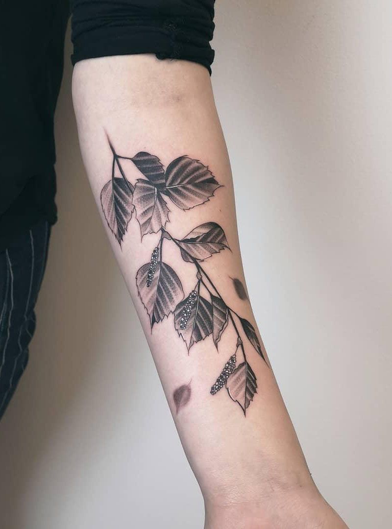 30 Pretty Birch Tree Tattoos Make You Attractive