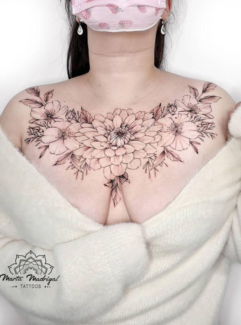 30 Pretty Dahlia Tattoos You Must Try