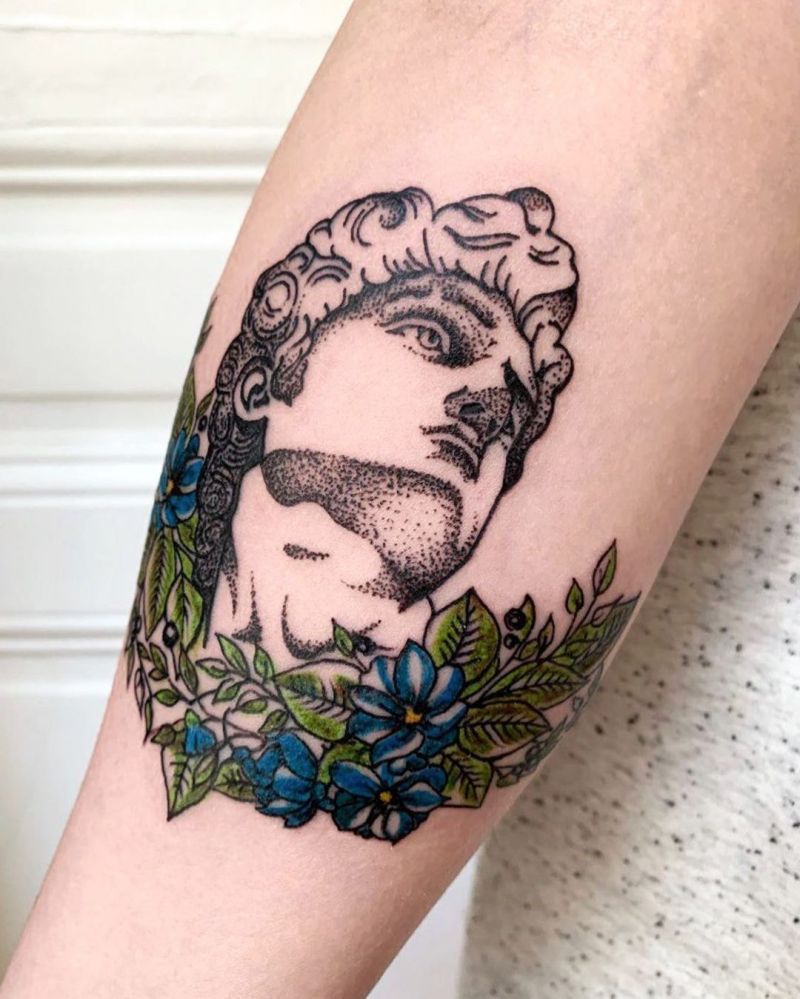 30 Pretty David Tattoos to Inspire You