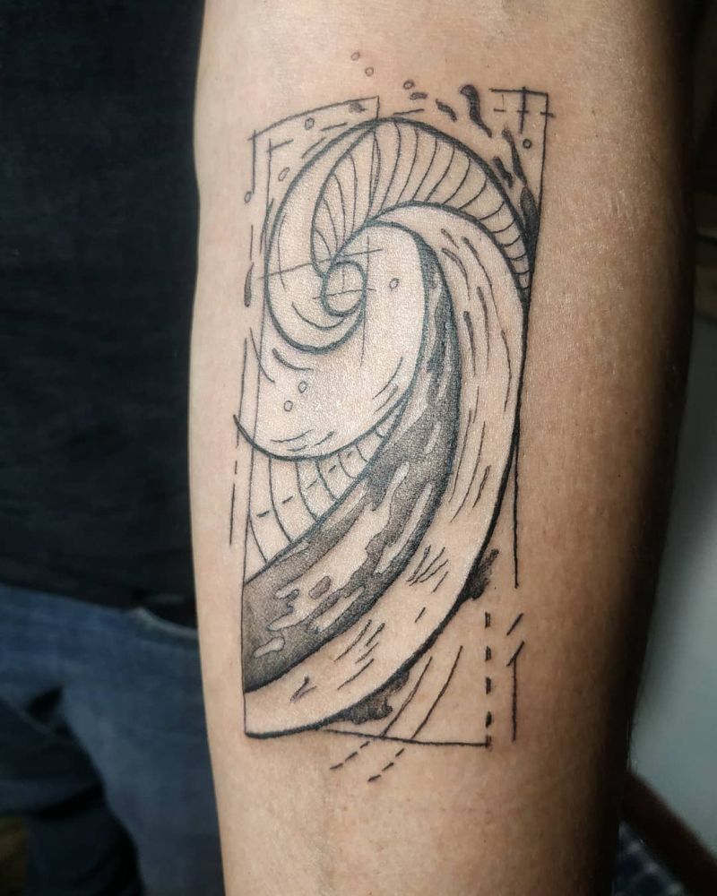 30 Pretty Fibonacci Tattoos You Will Love