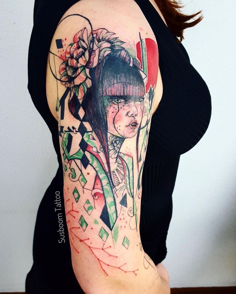 30 Pretty Geisha Tattoos You Will Love