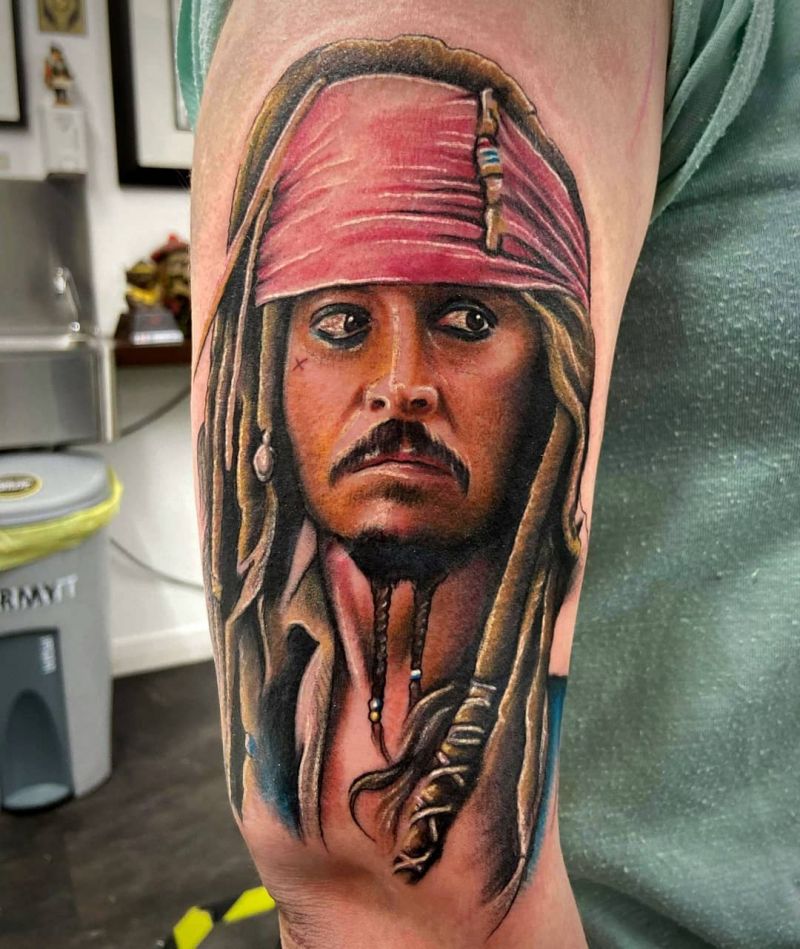 30 Pretty Jack Sparrow Tattoos You Will Love