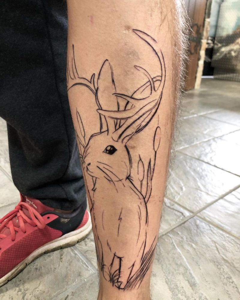 30 Pretty Jackalope Tattoos You Will Love