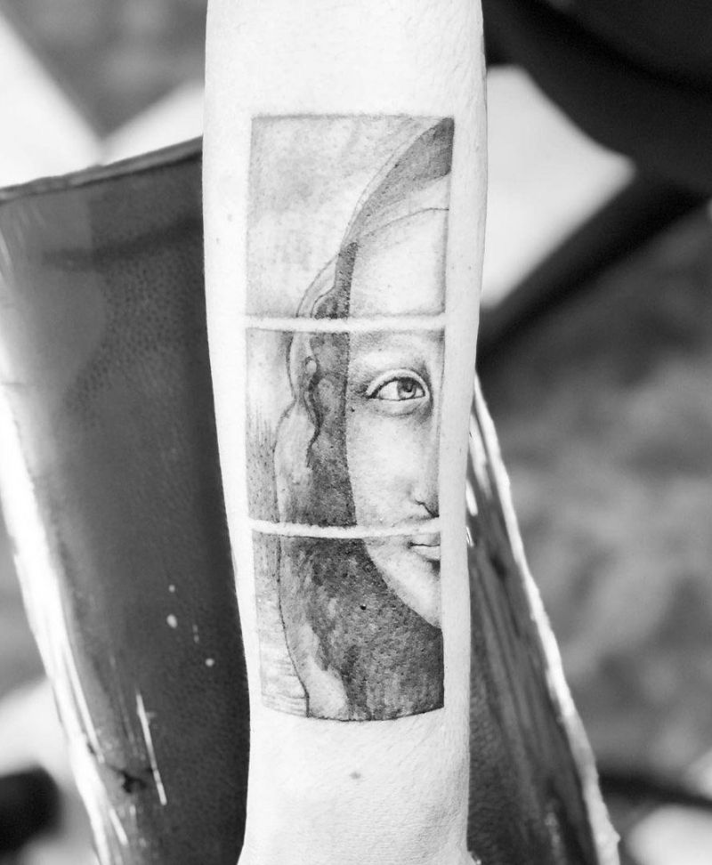 30 Pretty Mona Lisa Tattoos to Inspire You