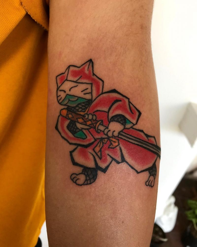 30 Pretty Ninja Tattoos Increase Your Sense of Mystery