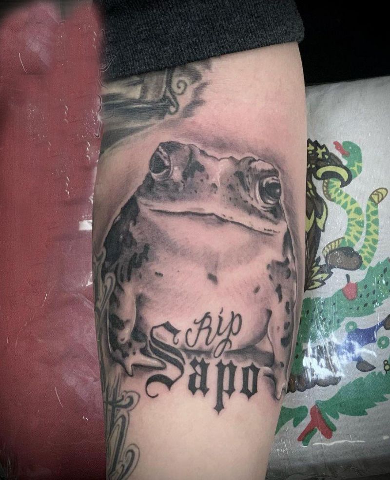 30 Pretty Toad Tattoos You Must Try