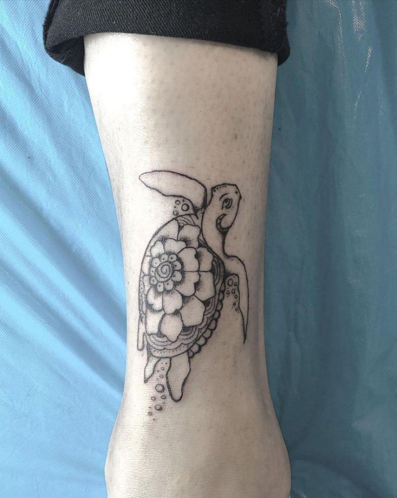 30 Pretty Turtle Tattoos You Must Try