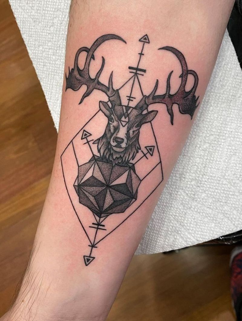 30 Pretty Elk Tattoos Make You Beautiful Forever