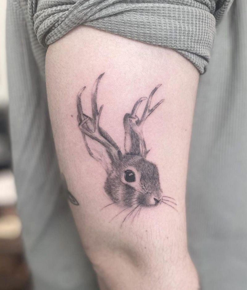 30 Pretty Jackalope Tattoos You Will Love