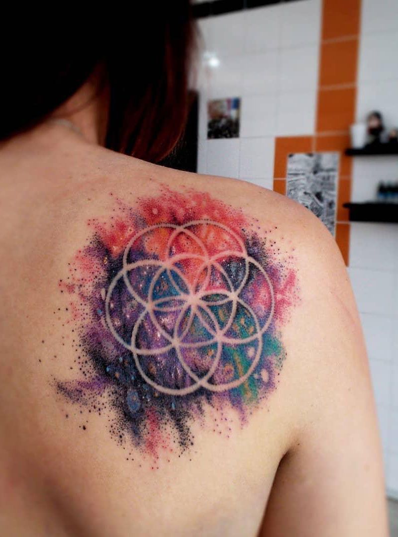 30 Pretty Seed of life Tattoos Bring You Good Luck