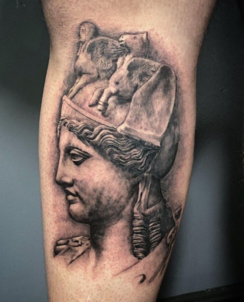 30 Pretty Athena Tattoos to Inspire You