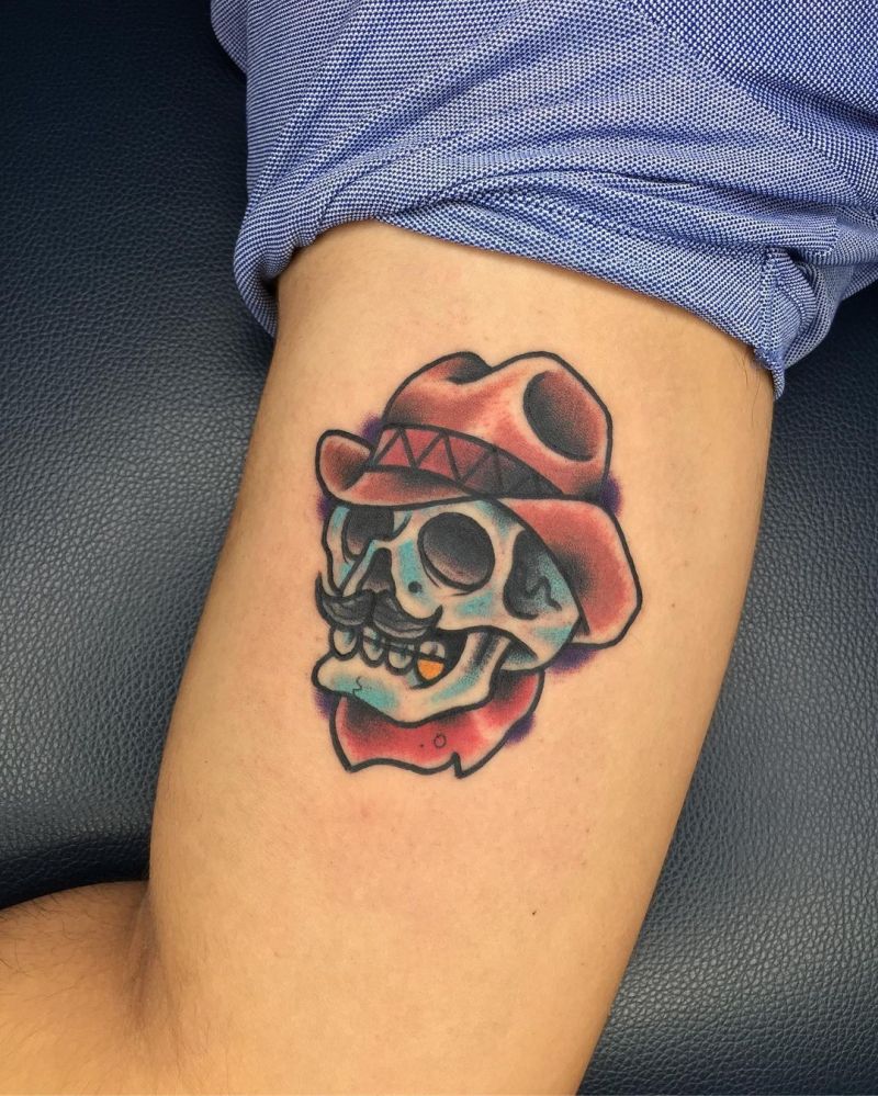 30 Pretty Cowboy Tattoos You Want to Try