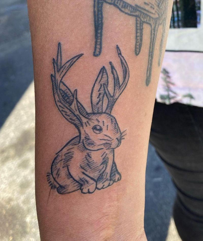 30 Pretty Jackalope Tattoos You Will Love