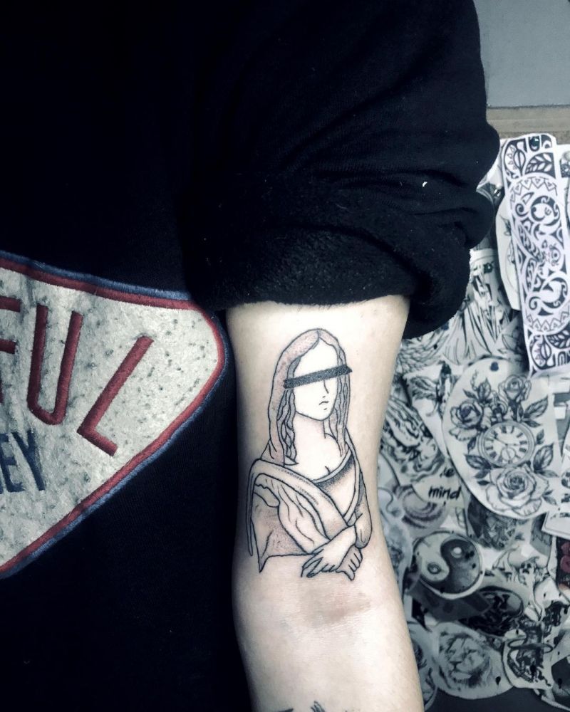 30 Pretty Mona Lisa Tattoos to Inspire You