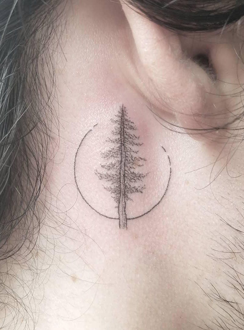 30 Pretty Pine Tree Tattoos You Will Love