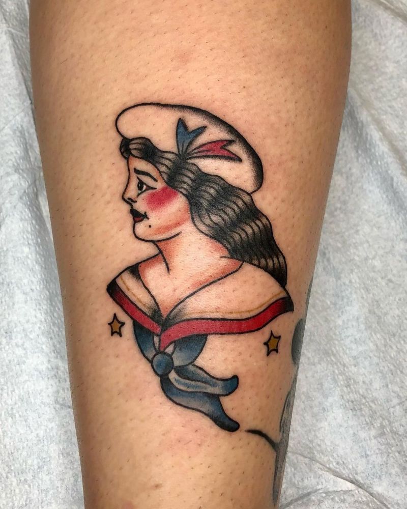 30 Pretty Sailor Tattoos You Will Love