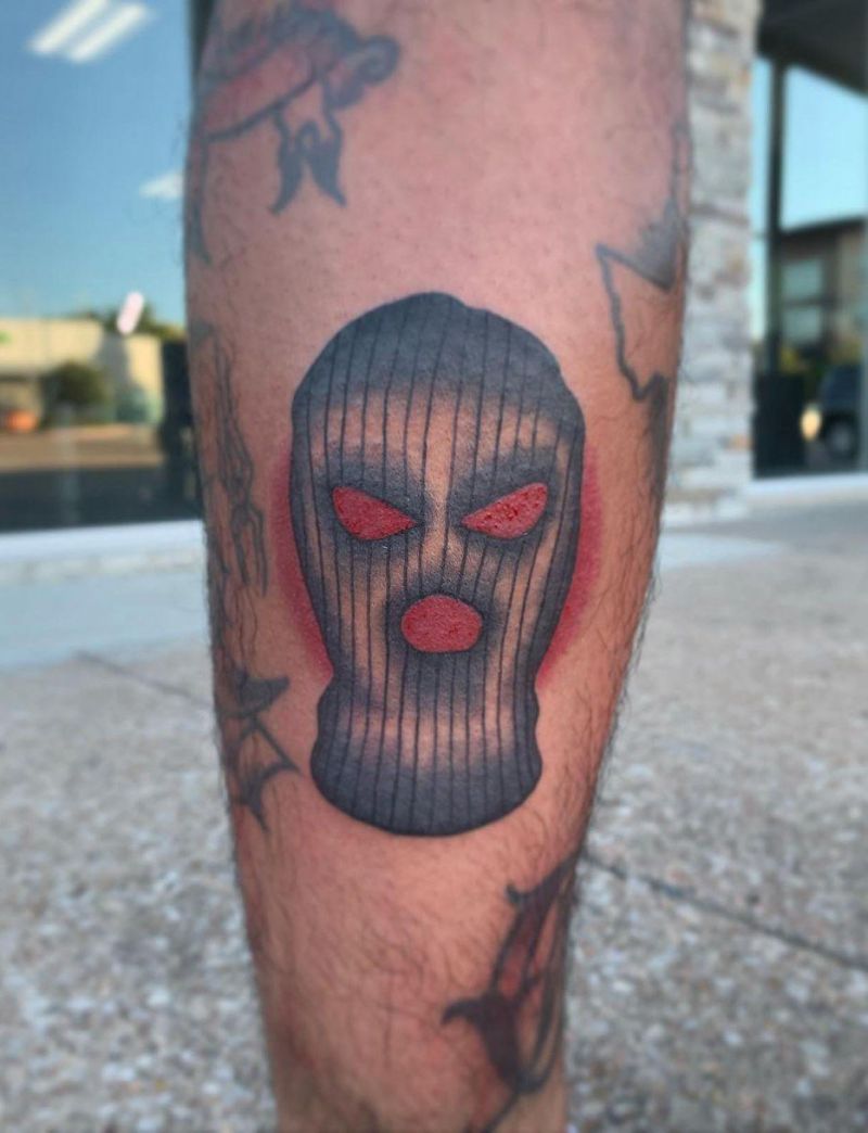 30 Pretty Ski Mask Tattoos You Will Love