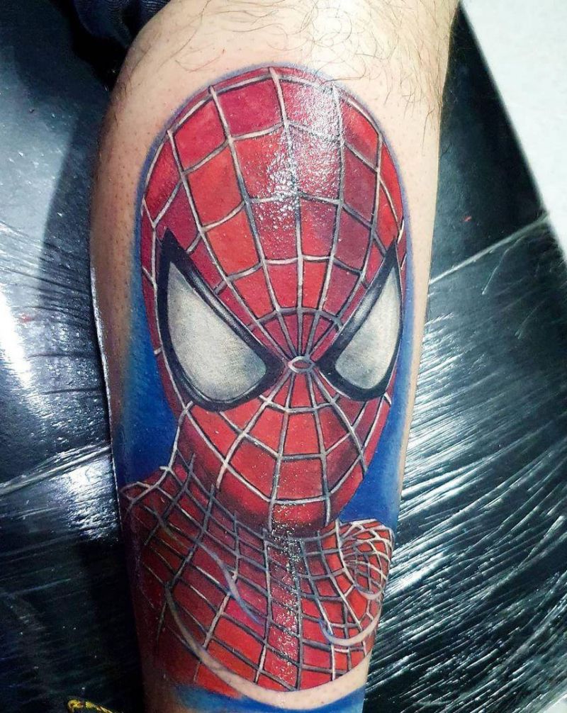 30 Pretty Spiderman Tattoos You Will Love