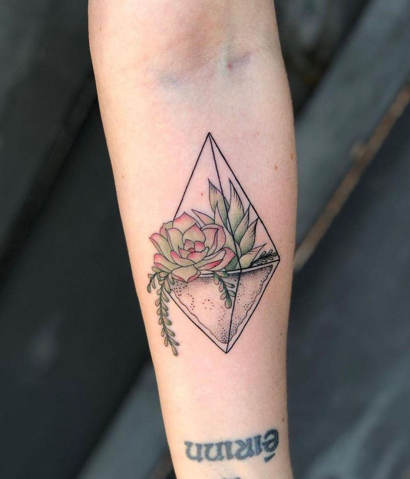 30 Pretty Succulent Tattoos Bring You Good Luck