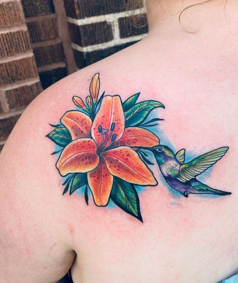 30 Pretty Tiger Lily Tattoos to Inspire You