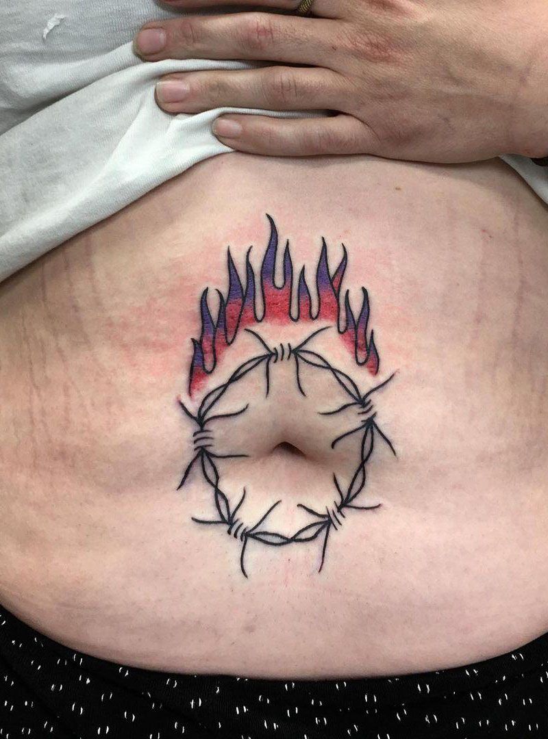 30 Pretty Belly Button Tattoos Make You Attractive