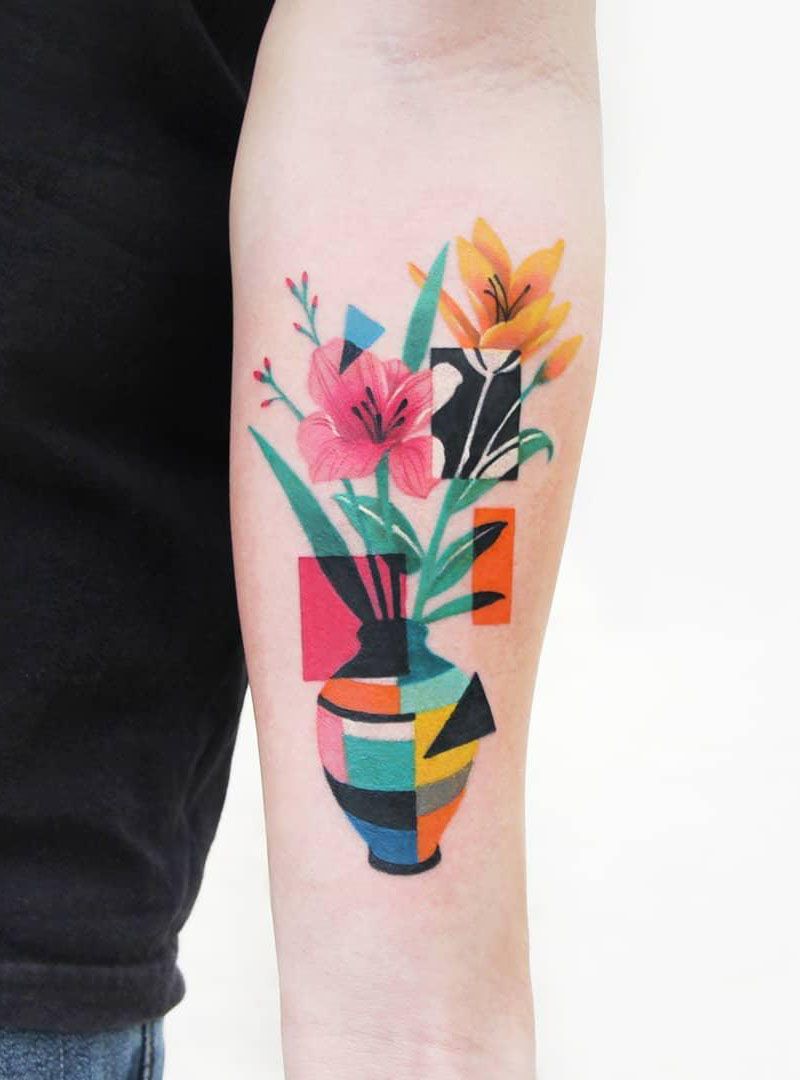 30 Pretty Daylily Tattoos Show Your Temperament