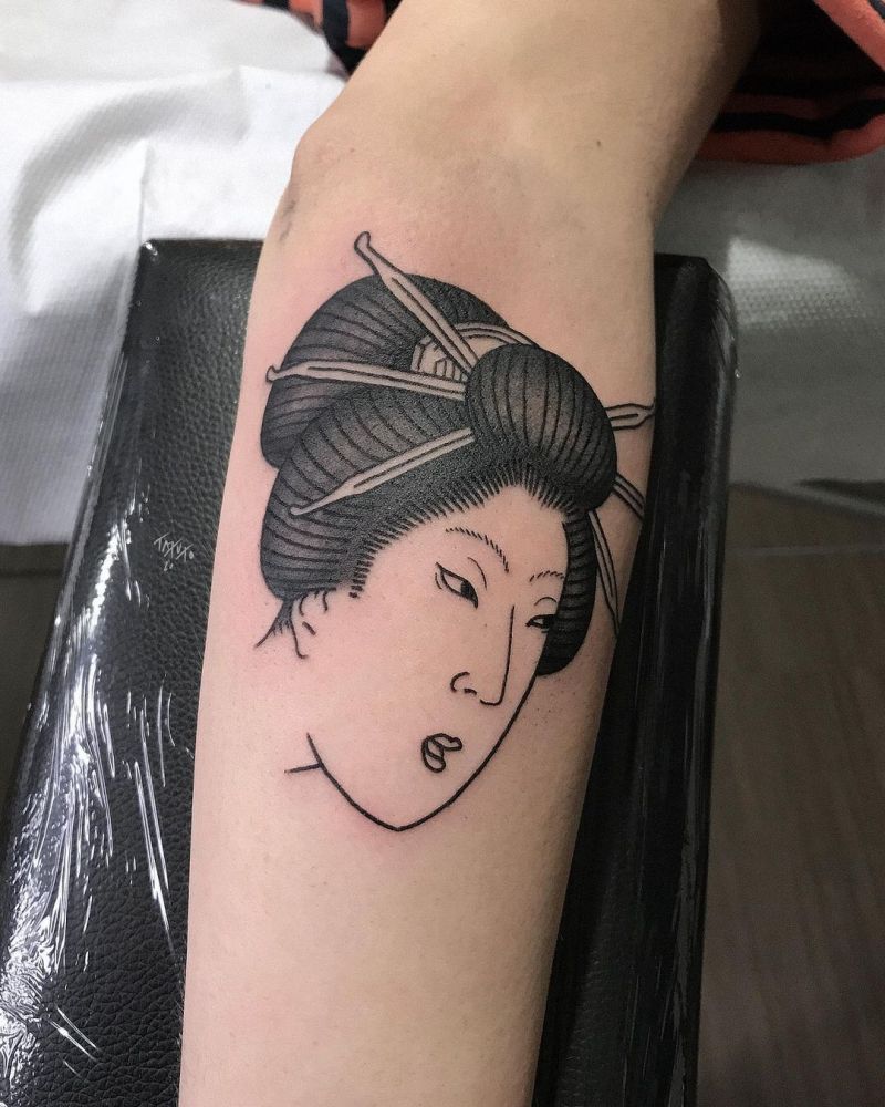 30 Pretty Geisha Tattoos You Will Love