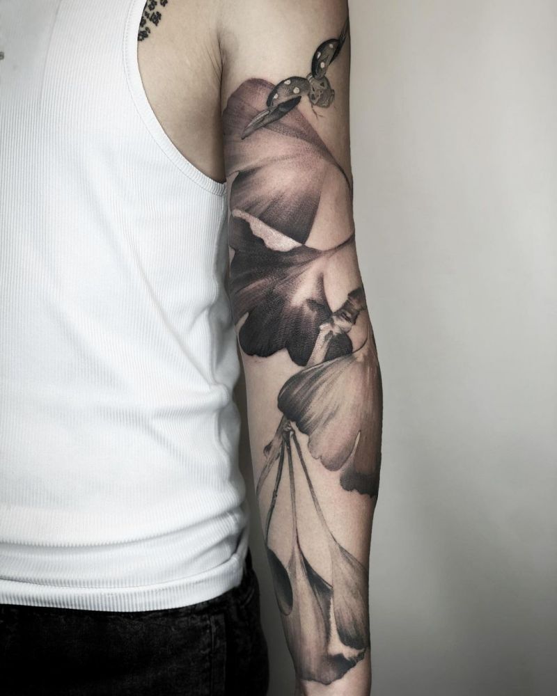 30 Pretty Ginkgo Tattoos to Inspire You