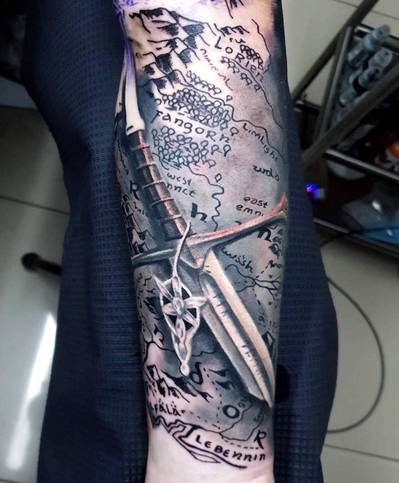 30 Lord of The Rings Tattoos You Will Love