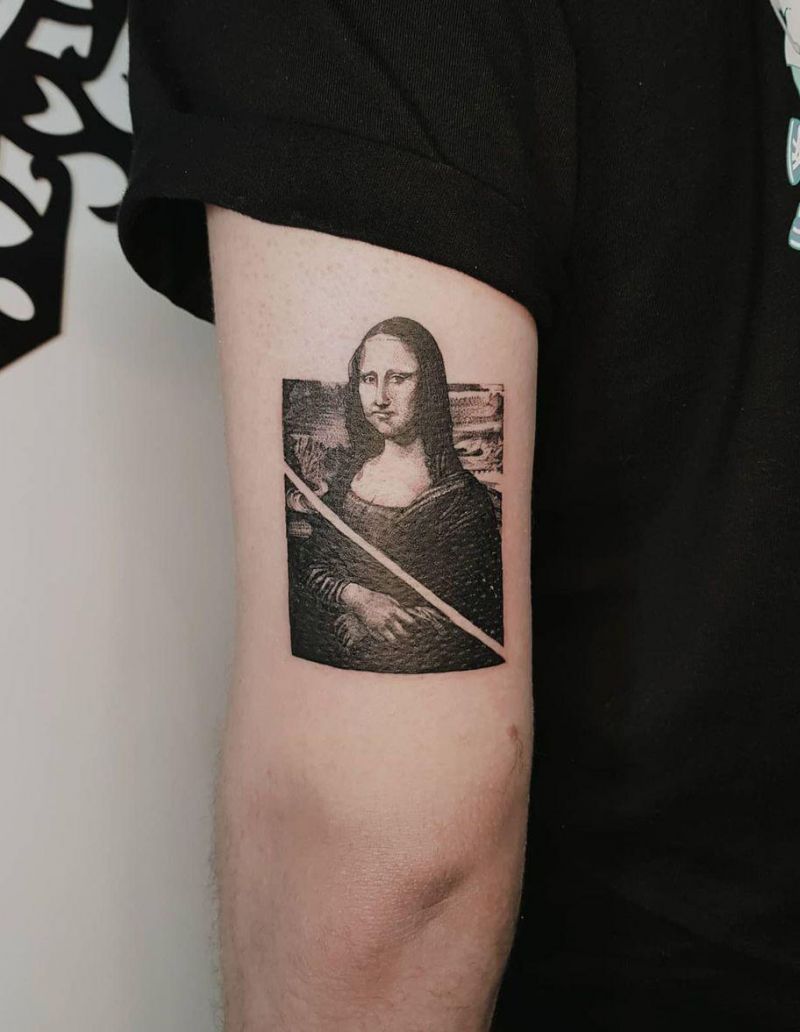 30 Pretty Mona Lisa Tattoos to Inspire You