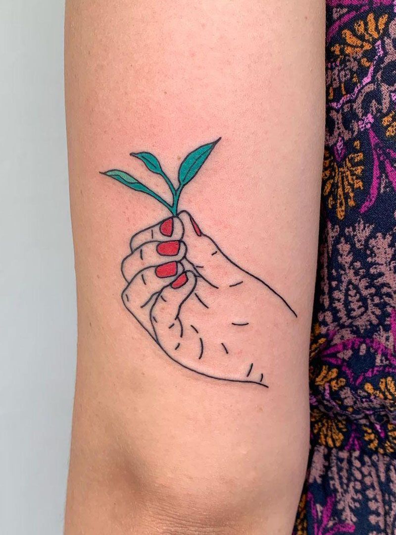 30 Pretty Seed Sprout Tattoos Bring You Good Luck